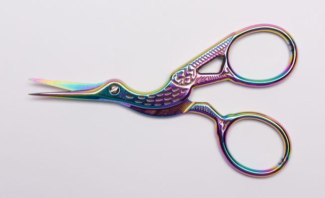 Stork Design Precision Scissors Gold