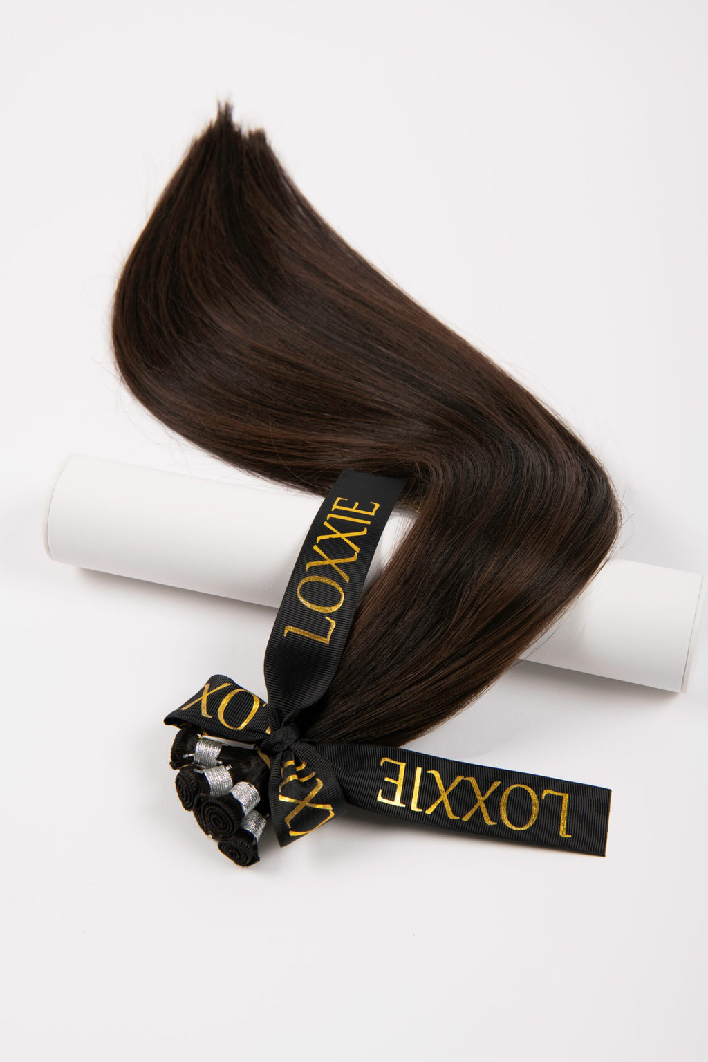 Loxxie 18" Hybrid Weft Belgian Truffle- 18 gram weft image 1
