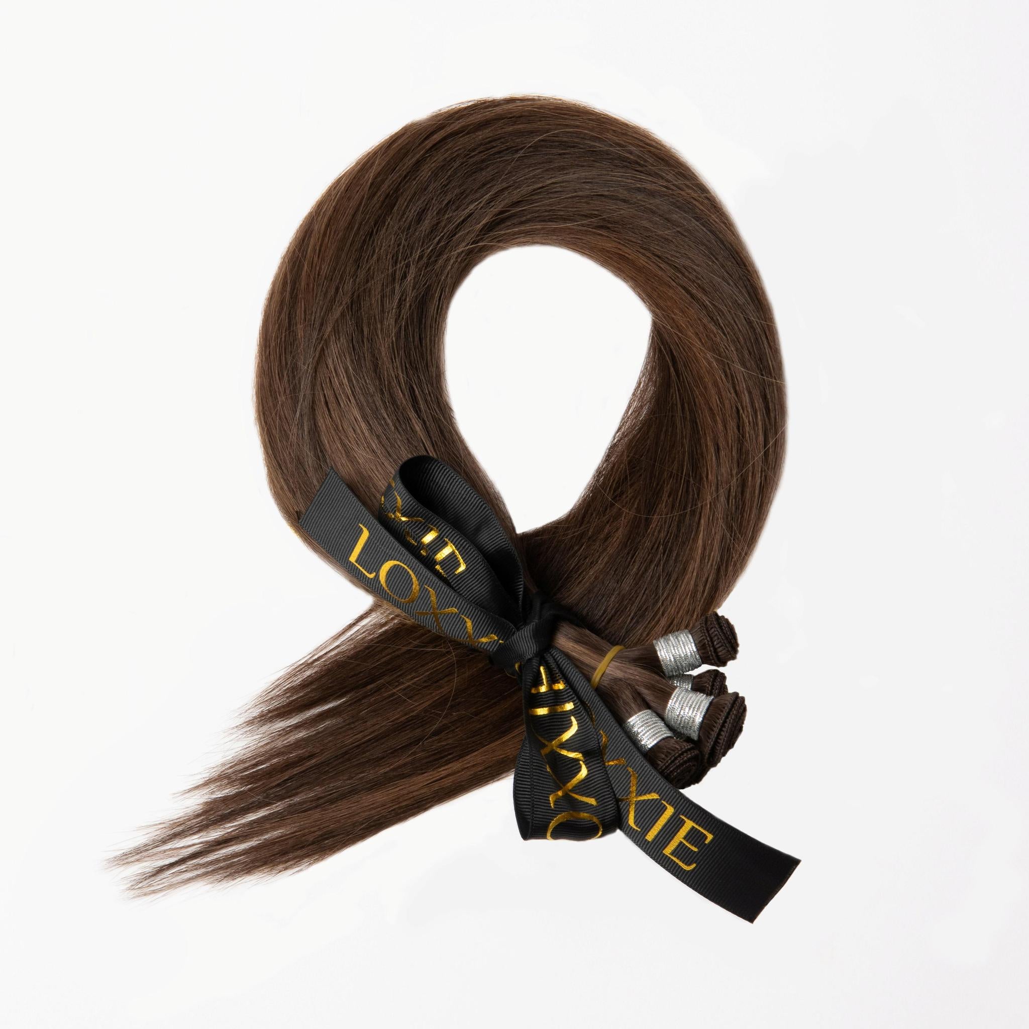 Loxxie 18" Hybrid Weft Caramel Brownie- 18 gram weft image 1