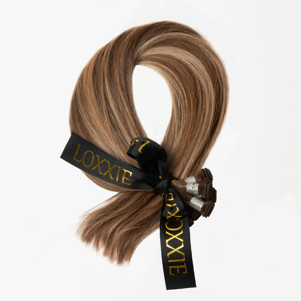 Loxxie 18" Hybrid Weft Rocky Road- 18 gram weft image 1
