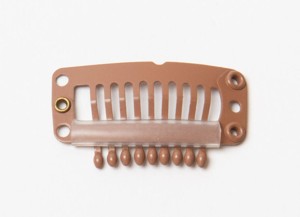 Light Brown Wig Clip- 10pc image 0