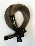 Loxxie 22 inch Hybrid Weft Pecan Cheesecake hair extension